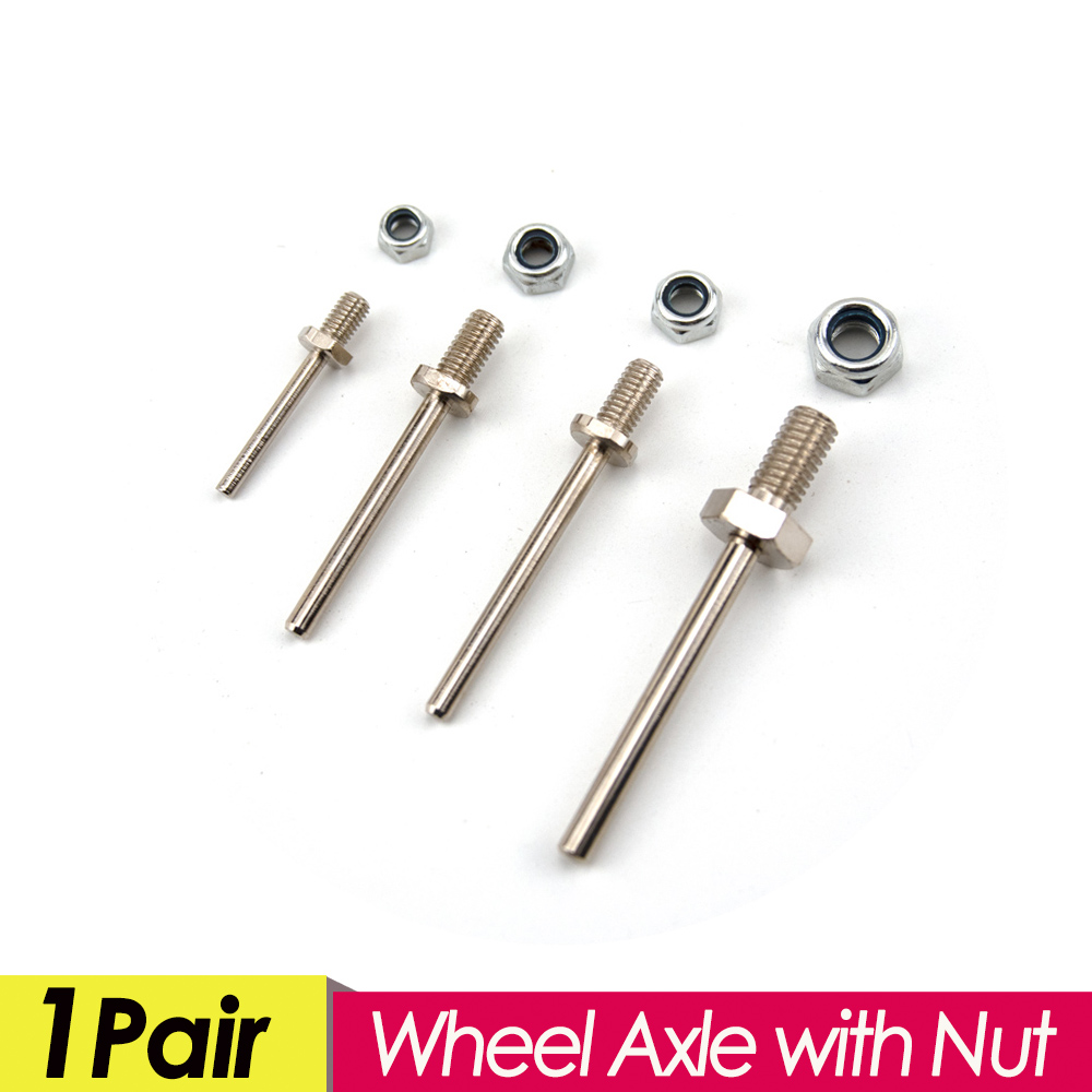 Rc Hobby Nut - ホイールシャフト1ペア,直径3/4/5/6/m8スレッド,rc飛行機モデル用