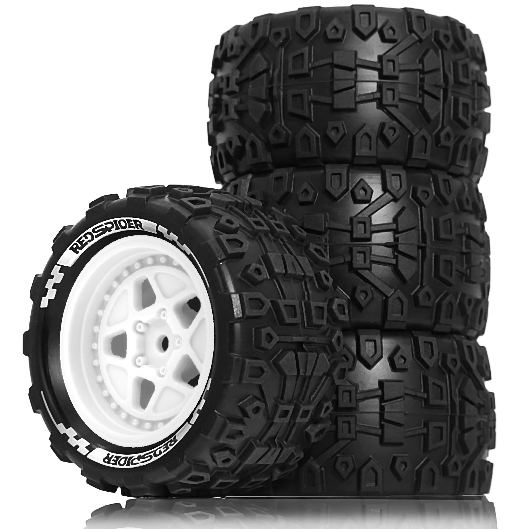 Rc Truck Monster - 1/18 モンスタートラックタイヤ R374 アップグレードパーツ ARRMA Typhon