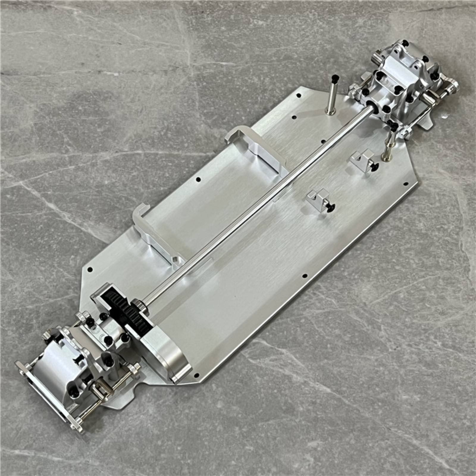 Rc Hobby Kit - 1/12 スケールカードライブトレインキット高性能金属 RC カーシャーシキットホビーパーツ長持ちする構造安定したベース