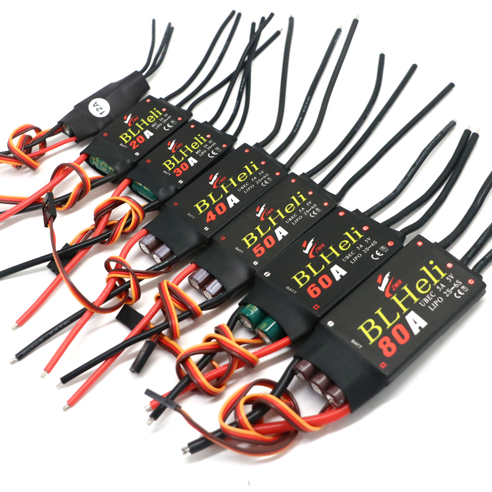 Rc Hobby Wing - BLHeliブラシレスESC 80A 12A 20A 30A 40A