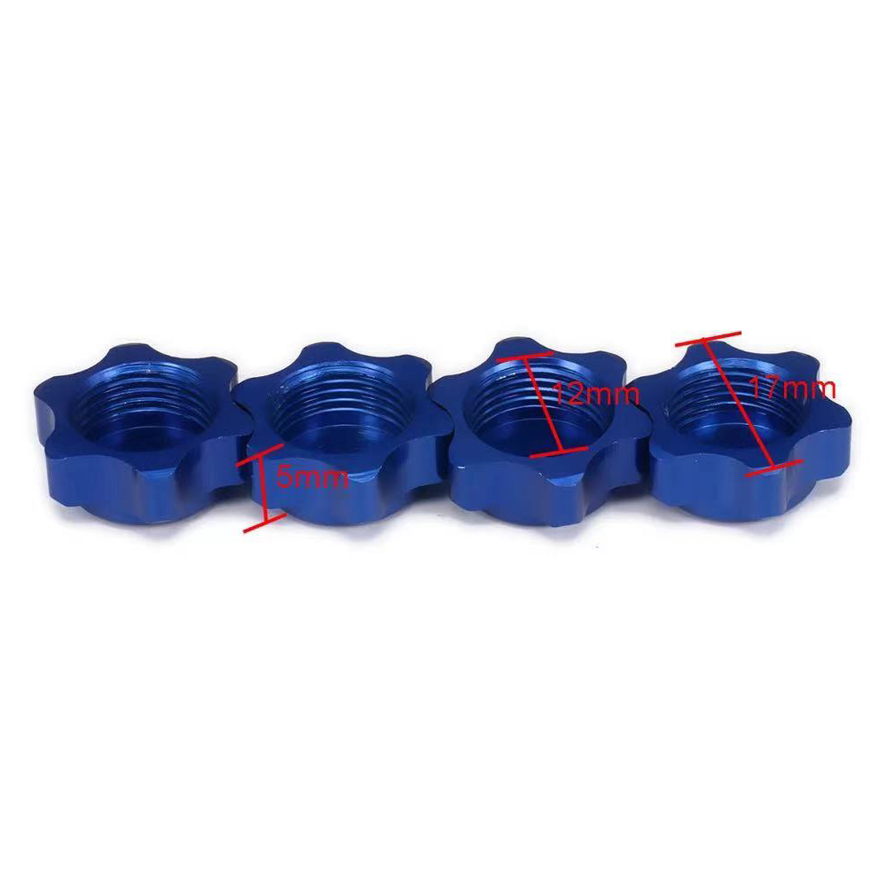 4個入り 17mm ホイールハブ六角ナット用防塵カバー 1/ - Rc Hobby Nut のレビューと価格