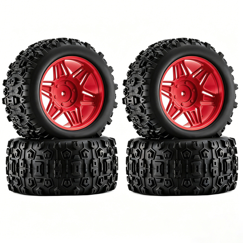 4 個 RC モンスタートラックホイールタイヤ 90*45  - Rc Truck Monster のレビューと価格