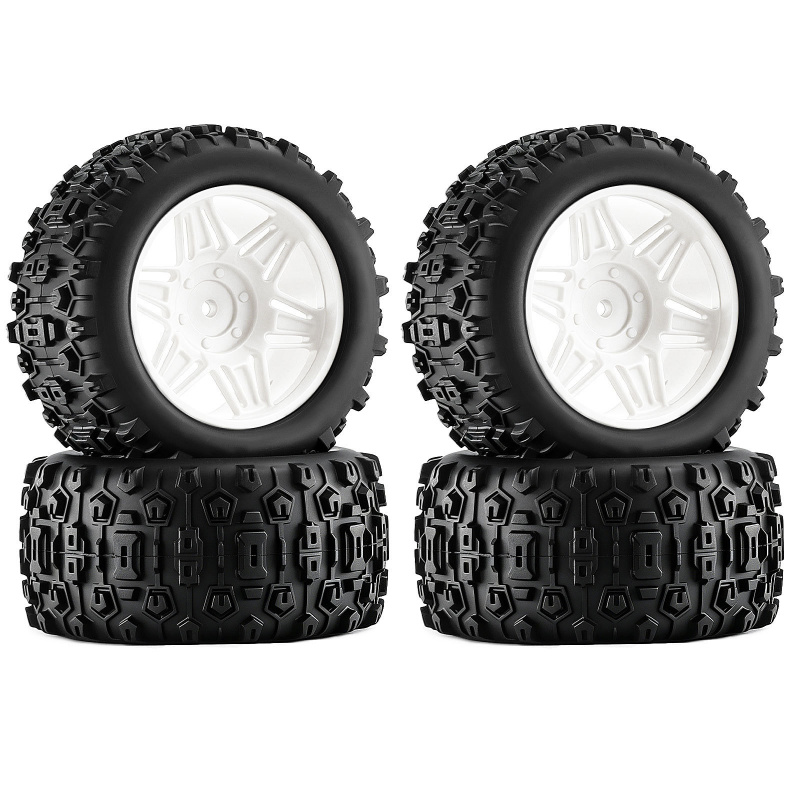 4 個 RC モンスタートラックホイールタイヤ 90*45  - Rc Truck Monster のレビューと価格