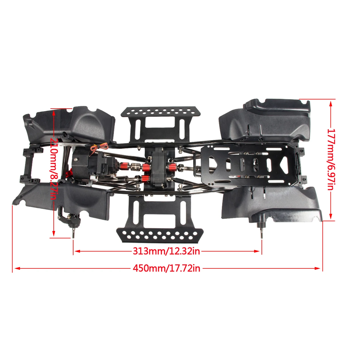 Rcクローラー-シャーシキット,1:10 rc,遊星ギア,2 - Rc Hobby Kit のレビューと価格