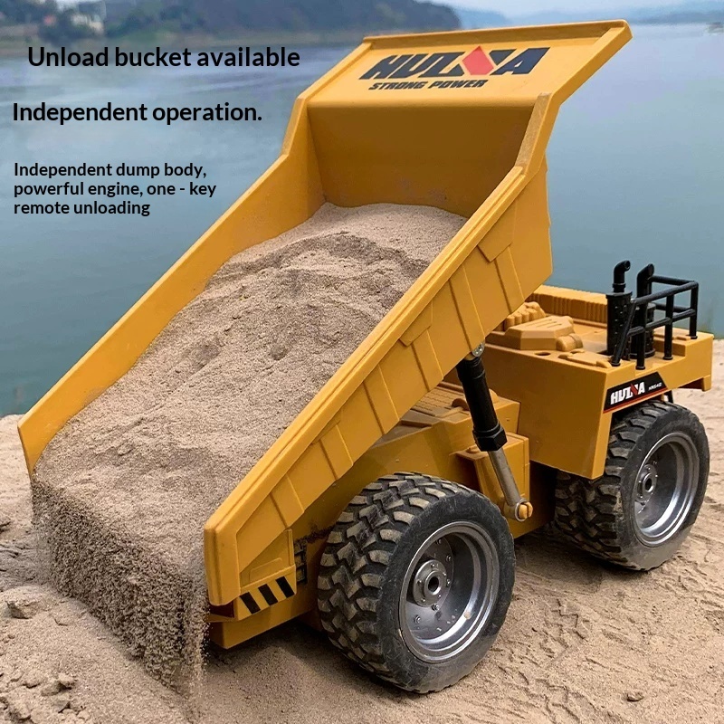Huina 1534 RCダンプトラック 1/18スケール  - Rc Hobby Dump Truck のレビューと価格