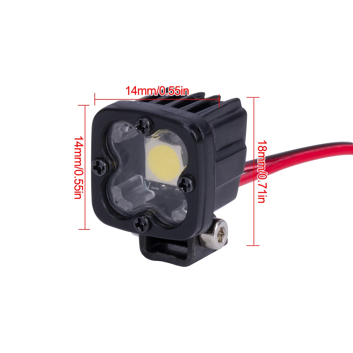 RC カースクエア高輝度 LED トップライトヘッドライトス - Rc Hobby Factory のレビューと価格