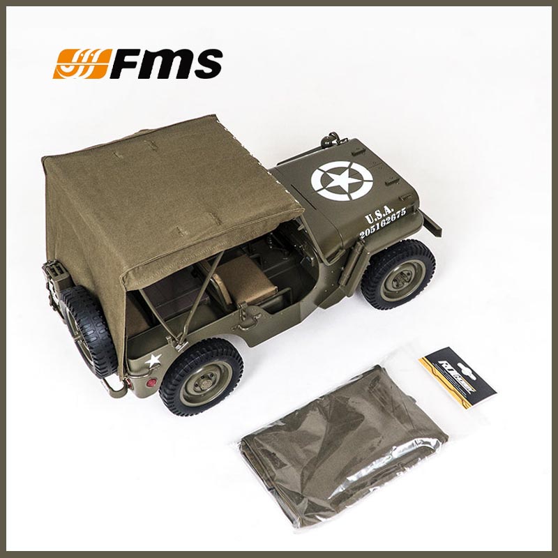 FMS 1/12 C1167 キャンバスルーフウィリス MB - Rc Hobby Parts のレビューと価格